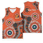 Giants NAIDOC 2026 Personalised Basketball Jersey 50 Years of Deadly Aboriginal Art