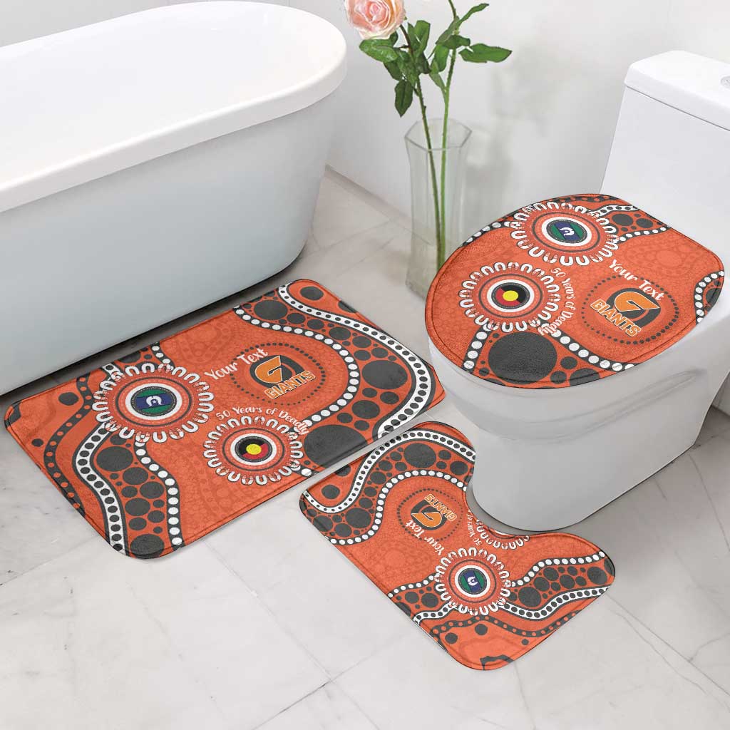 Giants NAIDOC 2026 Personalised Bathroom Set 50 Years of Deadly Aboriginal Art