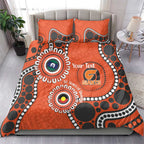 Giants NAIDOC 2026 Personalised Bedding Set 50 Years of Deadly Aboriginal Art