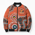 Giants NAIDOC 2026 Personalised Bomber Puffer Jacket 50 Years of Deadly Aboriginal Art