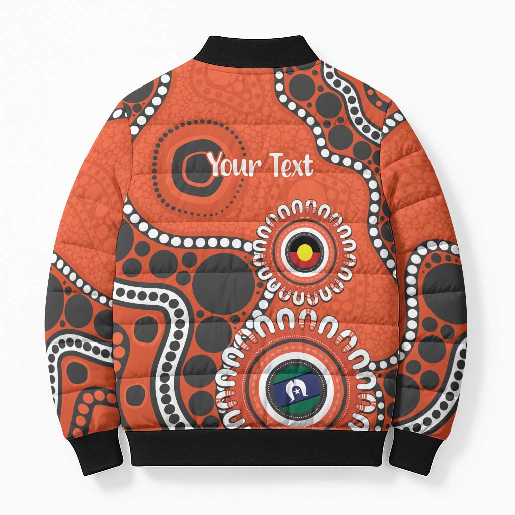 Giants NAIDOC 2026 Personalised Bomber Puffer Jacket 50 Years of Deadly Aboriginal Art
