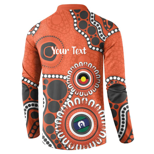 Giants NAIDOC 2026 Personalised Button Sweatshirt 50 Years of Deadly Aboriginal Art