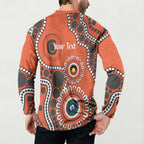 Giants NAIDOC 2026 Personalised Button Sweatshirt 50 Years of Deadly Aboriginal Art
