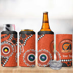 Giants NAIDOC 2026 Personalised 4 in 1 Can Cooler Tumbler 50 Years of Deadly Aboriginal Art