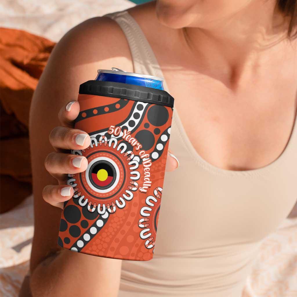 Giants NAIDOC 2026 Personalised 4 in 1 Can Cooler Tumbler 50 Years of Deadly Aboriginal Art