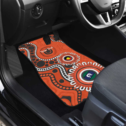 Giants NAIDOC 2026 Personalised Car Mats 50 Years of Deadly Aboriginal Art