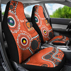 Giants NAIDOC 2026 Personalised Car Seat Cover 50 Years of Deadly Aboriginal Art