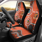 Giants NAIDOC 2026 Personalised Car Seat Cover 50 Years of Deadly Aboriginal Art