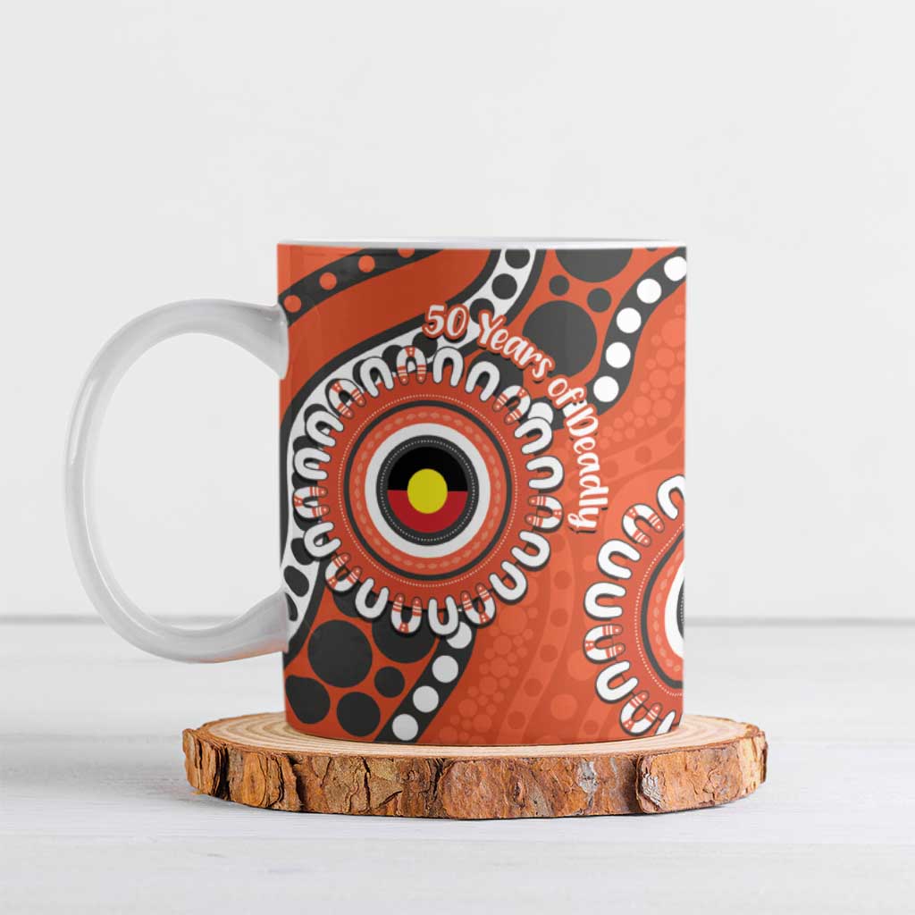 Giants NAIDOC 2026 Personalised Ceramic Mug 50 Years of Deadly Aboriginal Art