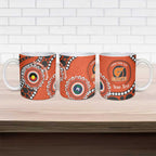 Giants NAIDOC 2026 Personalised Ceramic Mug 50 Years of Deadly Aboriginal Art