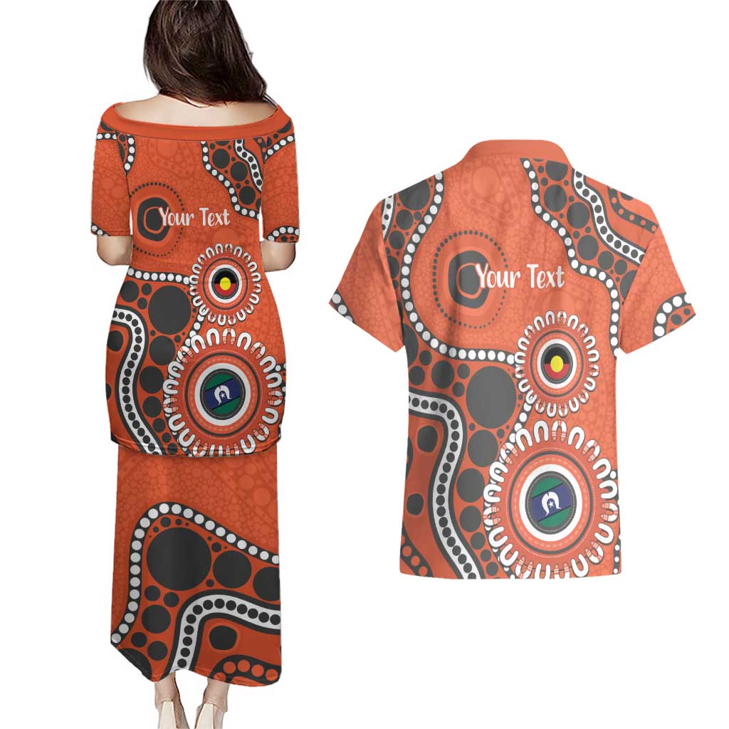 Giants NAIDOC 2026 Personalised Couples Matching Puletasi and Hawaiian Shirt 50 Years of Deadly Aboriginal Art