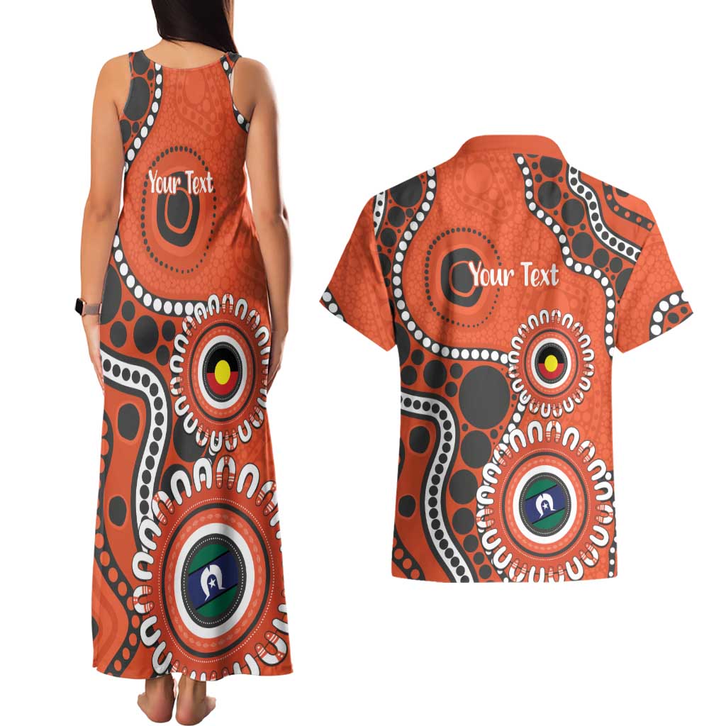 Giants NAIDOC 2026 Personalised Couples Matching Tank Maxi Dress and Hawaiian Shirt 50 Years of Deadly Aboriginal Art
