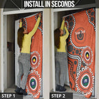Giants NAIDOC 2026 Personalised Door Cover 50 Years of Deadly Aboriginal Art