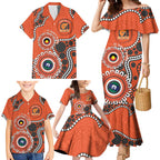 Giants NAIDOC 2026 Personalised Family Matching Mermaid Dress and Hawaiian Shirt 50 Years of Deadly Aboriginal Art