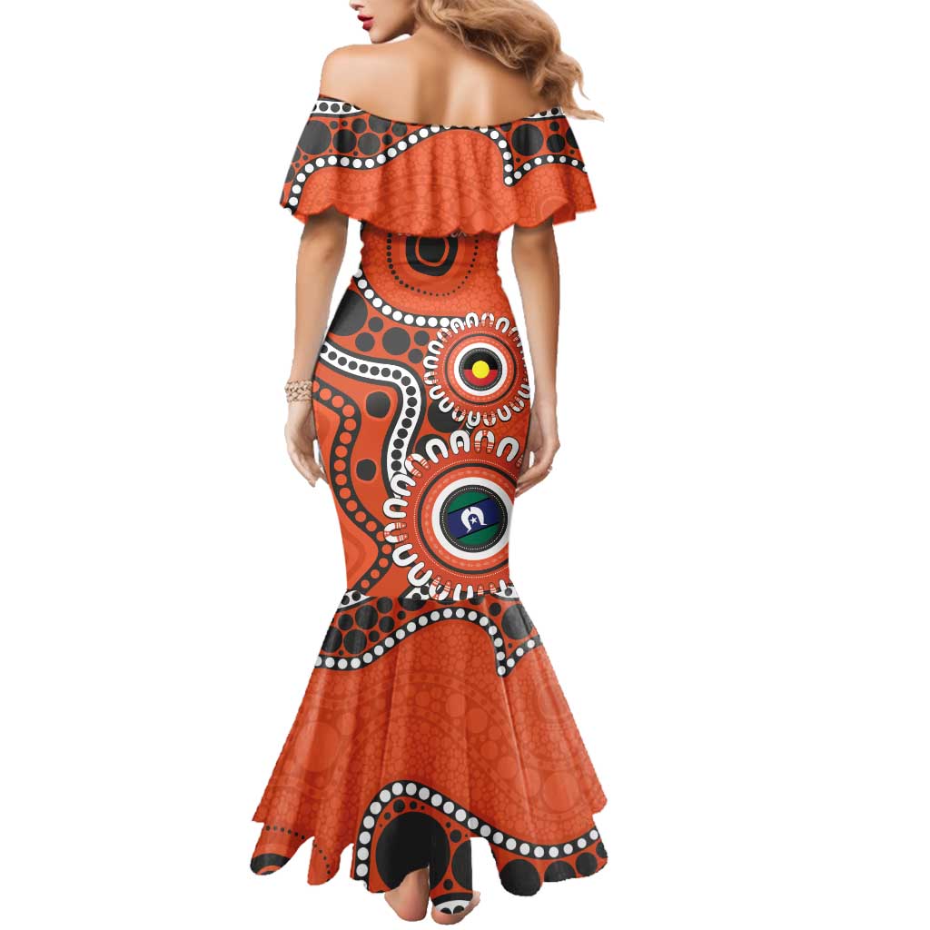 Giants NAIDOC 2026 Personalised Family Matching Mermaid Dress and Hawaiian Shirt 50 Years of Deadly Aboriginal Art