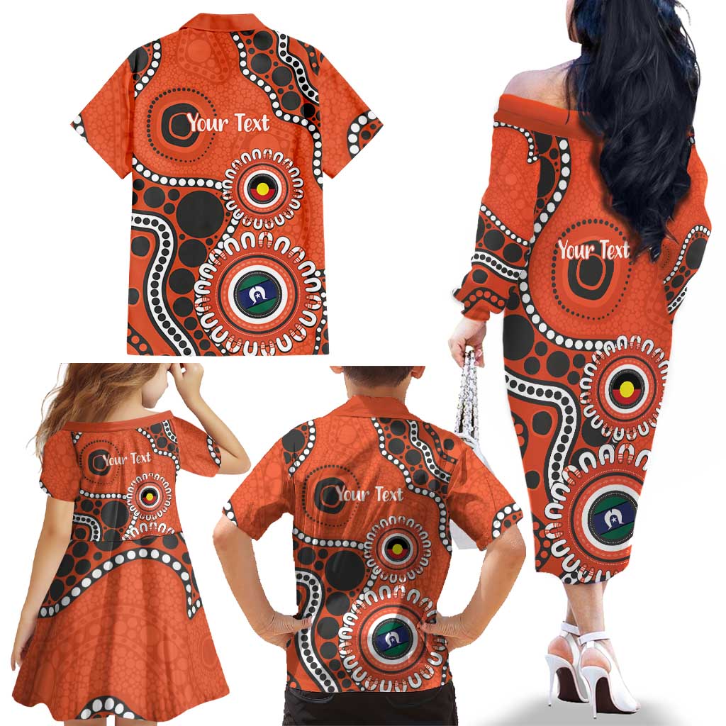 Giants NAIDOC 2026 Personalised Family Matching Off The Shoulder Long Sleeve Dress and Hawaiian Shirt 50 Years of Deadly Aboriginal Art