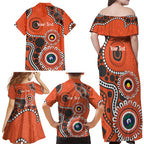 Giants NAIDOC 2026 Personalised Family Matching Off Shoulder Maxi Dress and Hawaiian Shirt 50 Years of Deadly Aboriginal Art