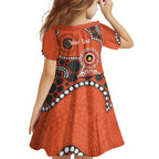 Giants NAIDOC 2026 Personalised Family Matching Off Shoulder Short Dress and Hawaiian Shirt 50 Years of Deadly Aboriginal Art