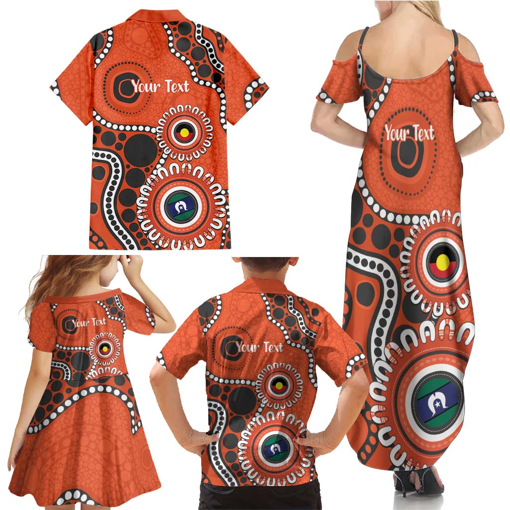 Giants NAIDOC 2026 Personalised Family Matching Summer Maxi Dress and Hawaiian Shirt 50 Years of Deadly Aboriginal Art