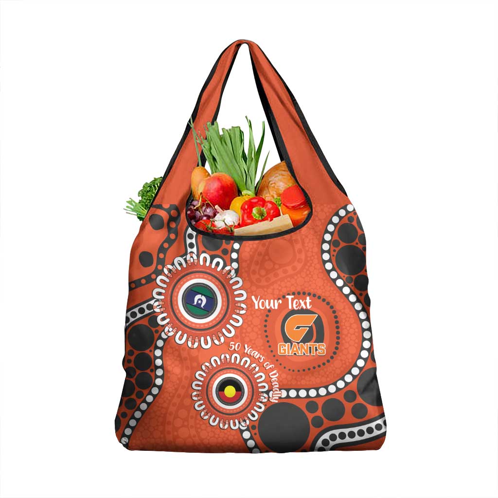Giants NAIDOC 2026 Personalised Grocery Bag 50 Years of Deadly Aboriginal Art