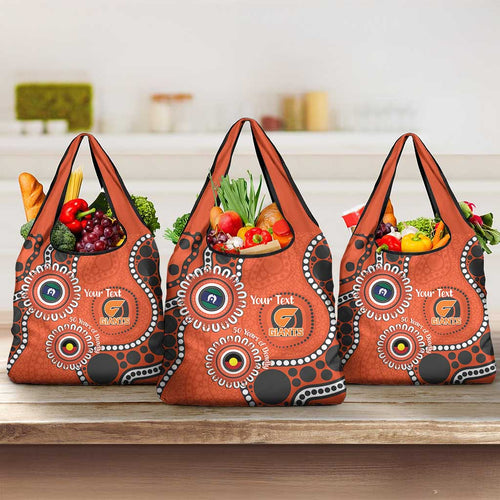 Giants NAIDOC 2026 Personalised Grocery Bag 50 Years of Deadly Aboriginal Art