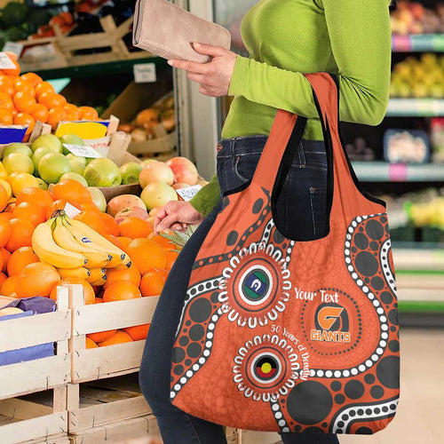 Giants NAIDOC 2026 Personalised Grocery Bag 50 Years of Deadly Aboriginal Art