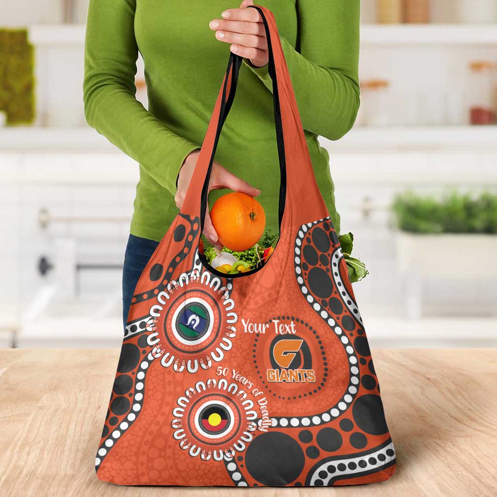 Giants NAIDOC 2026 Personalised Grocery Bag 50 Years of Deadly Aboriginal Art