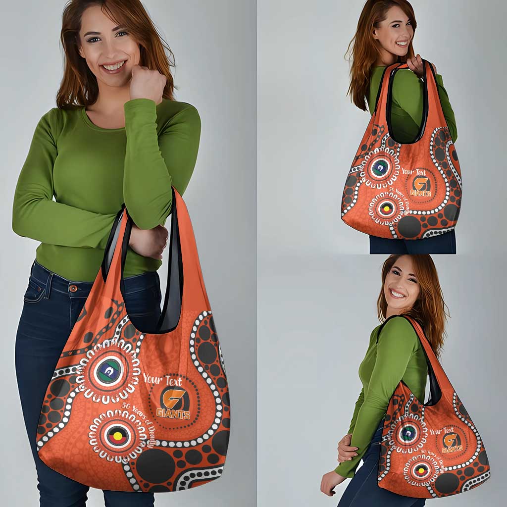 Giants NAIDOC 2026 Personalised Grocery Bag 50 Years of Deadly Aboriginal Art