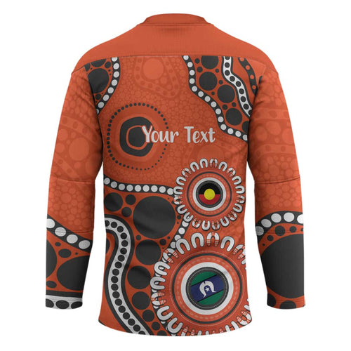 Giants NAIDOC 2026 Personalised Hockey Jersey 50 Years of Deadly Aboriginal Art