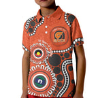 Giants NAIDOC 2026 Personalised Kid Polo Shirt 50 Years of Deadly Aboriginal Art