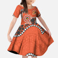 Giants NAIDOC 2026 Personalised Kid Short Sleeve Dress 50 Years of Deadly Aboriginal Art