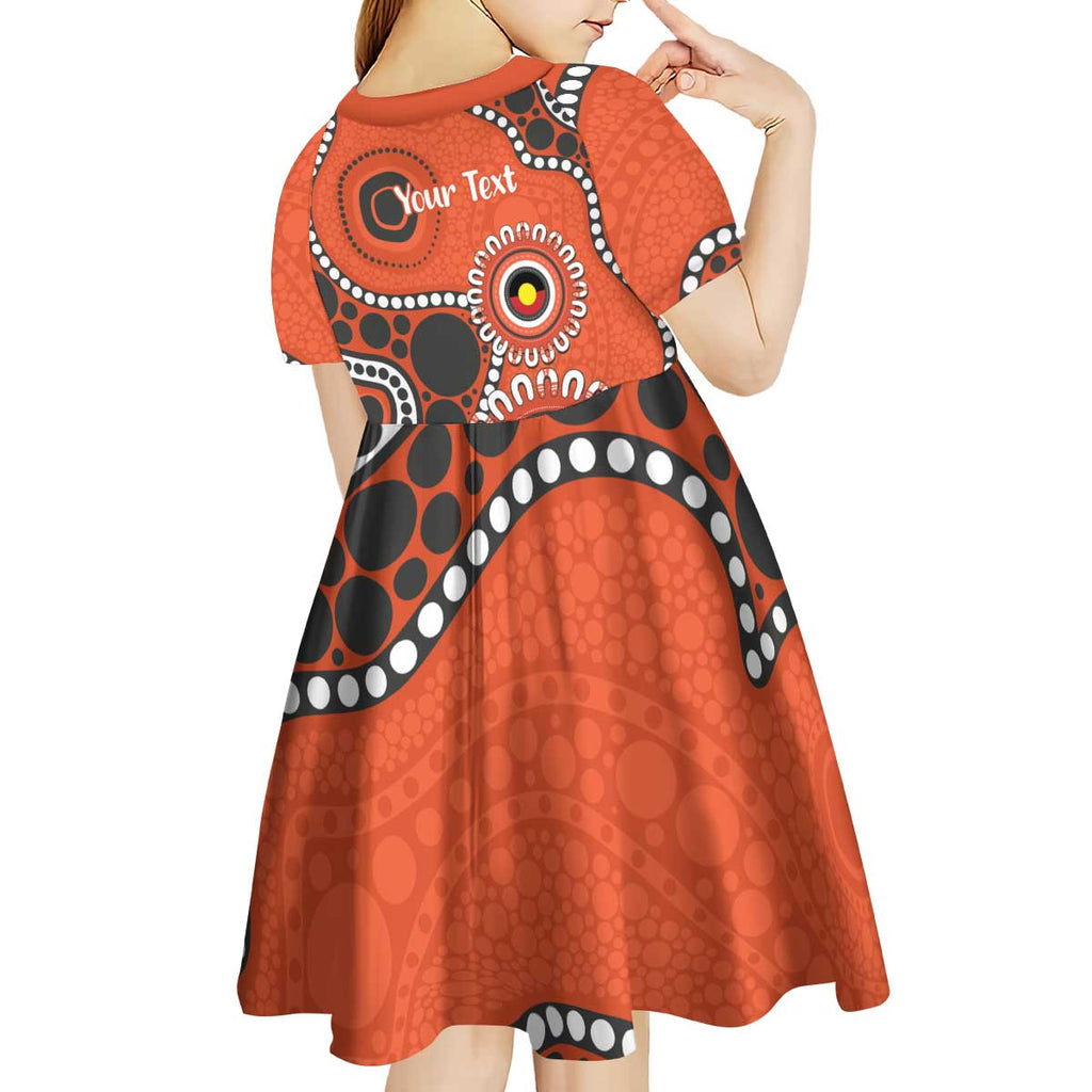 Giants NAIDOC 2026 Personalised Kid Short Sleeve Dress 50 Years of Deadly Aboriginal Art