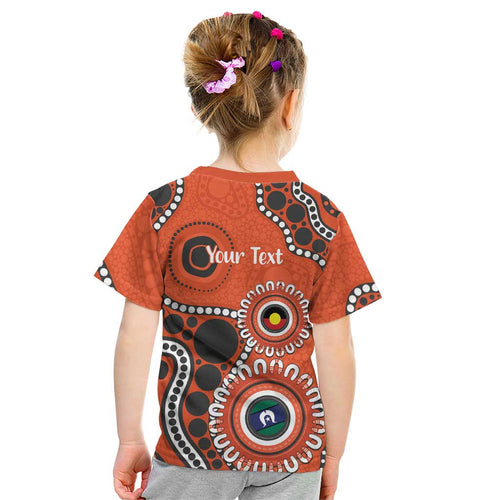 Giants NAIDOC 2026 Personalised Kid T Shirt 50 Years of Deadly Aboriginal Art
