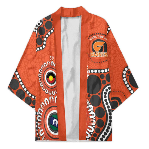Giants NAIDOC 2026 Personalised Kimono 50 Years of Deadly Aboriginal Art