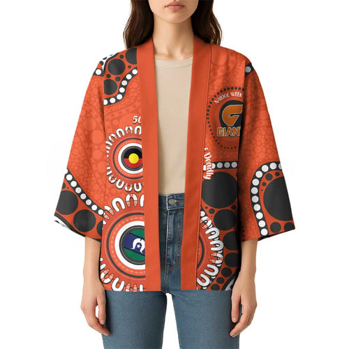 Giants NAIDOC 2026 Personalised Kimono 50 Years of Deadly Aboriginal Art