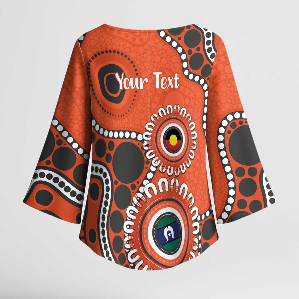 Giants NAIDOC 2026 Personalised Kimono Sleeve Blouse 50 Years of Deadly Aboriginal Art