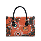 Giants NAIDOC 2026 Personalised Leather Bag 50 Years of Deadly Aboriginal Art