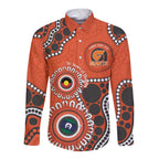 Giants NAIDOC 2026 Personalised Long Sleeve Button Shirt 50 Years of Deadly Aboriginal Art