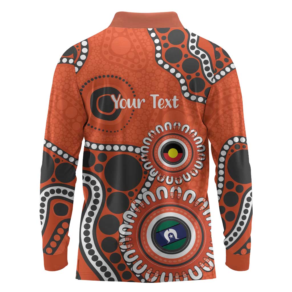 Giants NAIDOC 2026 Personalised Long Sleeve Polo Shirt 50 Years of Deadly Aboriginal Art