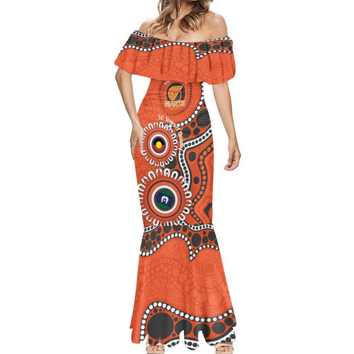 Giants NAIDOC 2026 Personalised Mermaid Dress 50 Years of Deadly Aboriginal Art