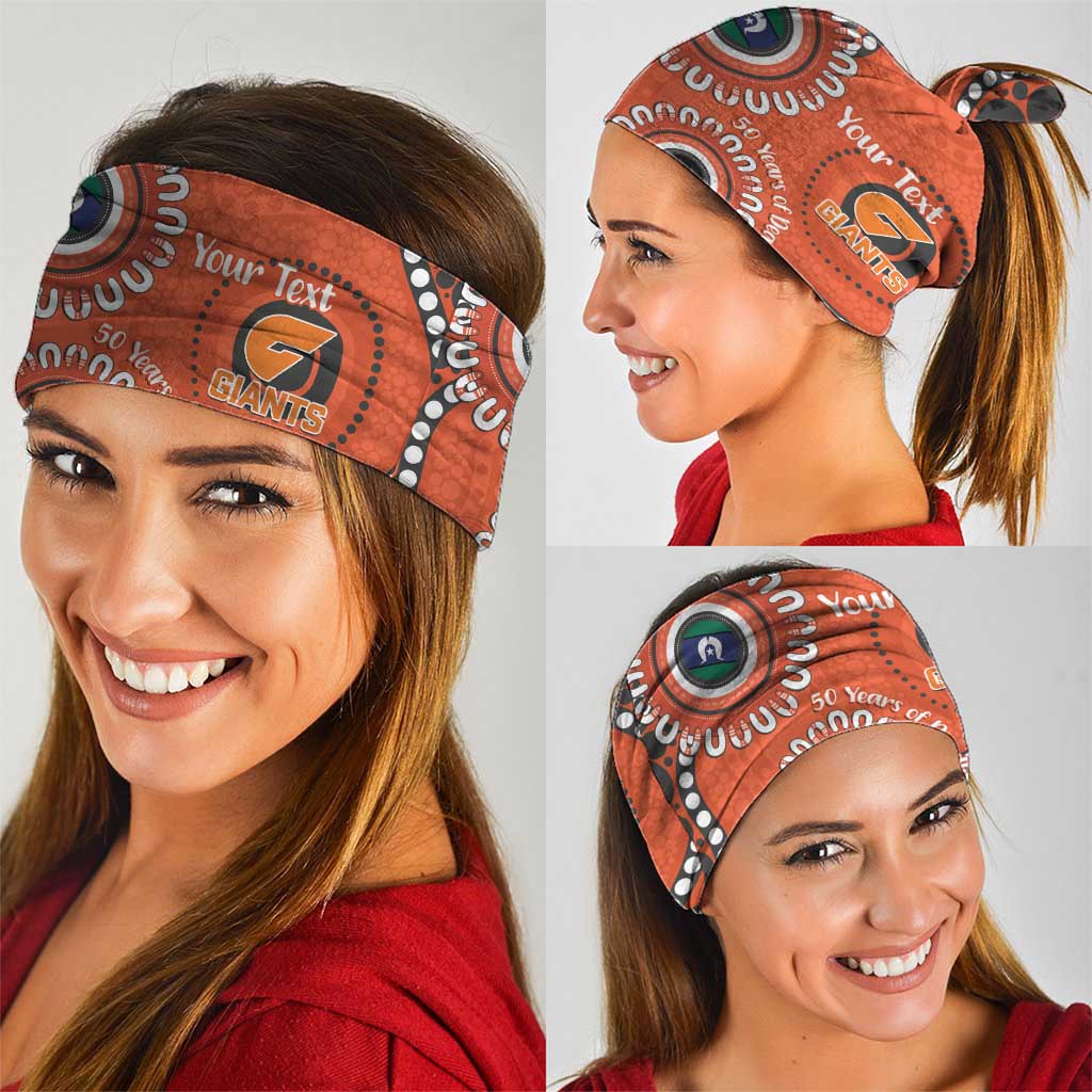 Giants NAIDOC 2026 Personalised Neck Gaiter 50 Years of Deadly Aboriginal Art