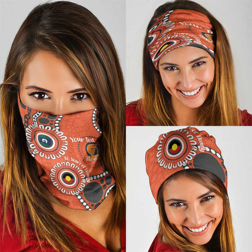 Giants NAIDOC 2026 Personalised Neck Gaiter 50 Years of Deadly Aboriginal Art