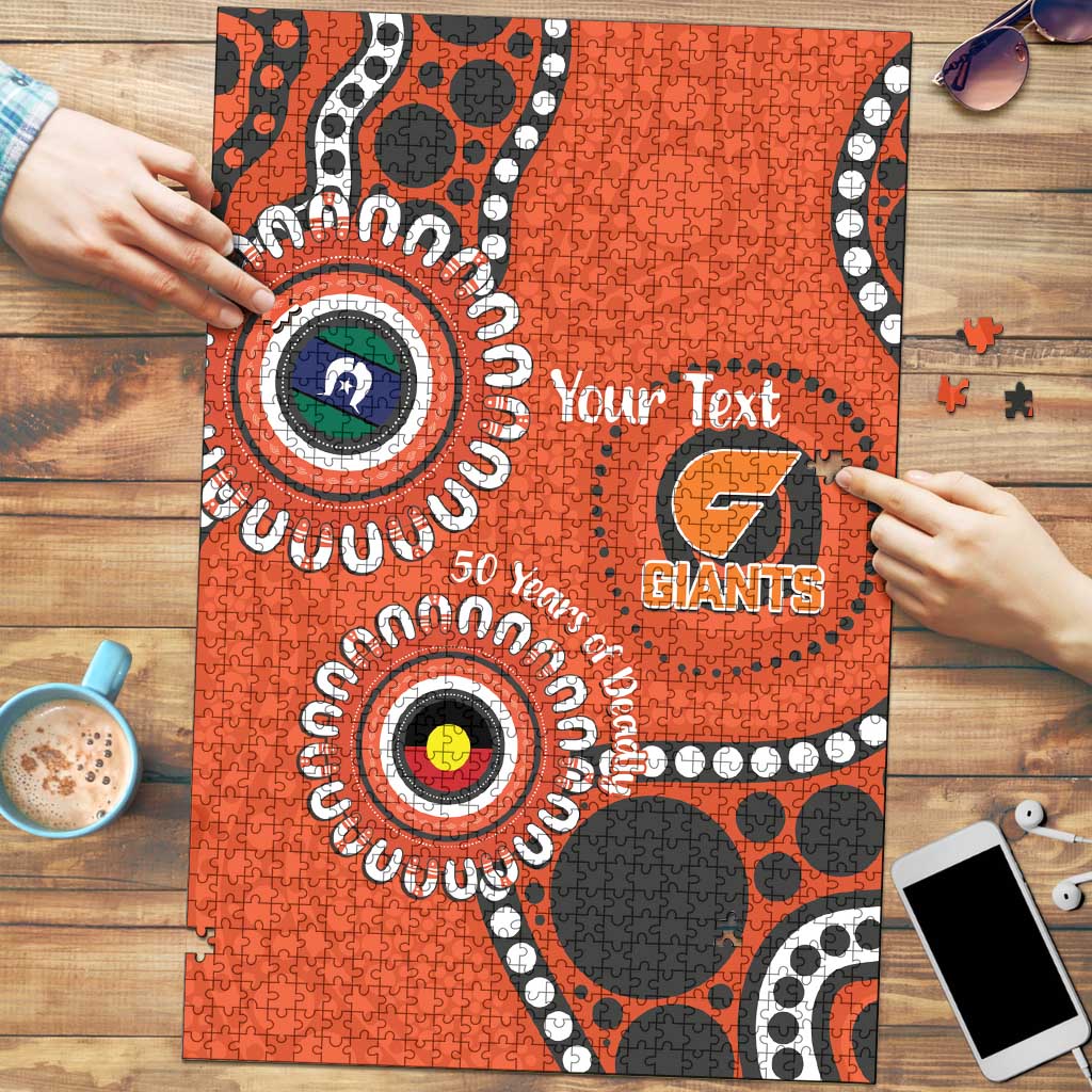 Giants NAIDOC 2026 Personalised Puzzle 50 Years of Deadly Aboriginal Art