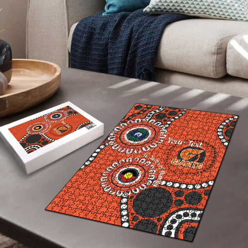 Giants NAIDOC 2026 Personalised Puzzle 50 Years of Deadly Aboriginal Art