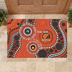 Giants NAIDOC 2026 Personalised Rubber Doormat 50 Years of Deadly Aboriginal Art