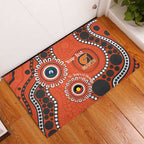 Giants NAIDOC 2026 Personalised Rubber Doormat 50 Years of Deadly Aboriginal Art