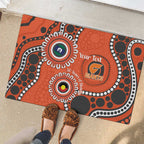 Giants NAIDOC 2026 Personalised Rubber Doormat 50 Years of Deadly Aboriginal Art
