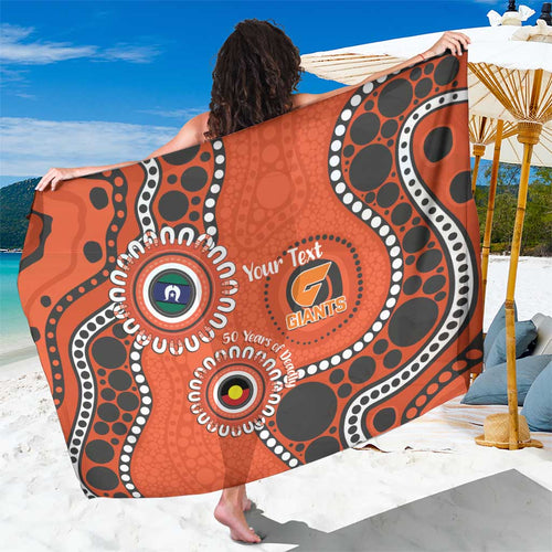 Giants NAIDOC 2026 Personalised Sarong 50 Years of Deadly Aboriginal Art