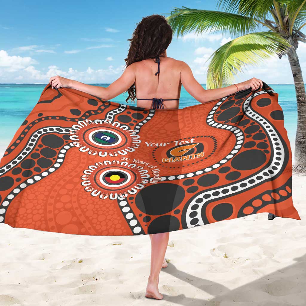 Giants NAIDOC 2026 Personalised Sarong 50 Years of Deadly Aboriginal Art