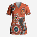 Giants NAIDOC 2026 Personalised Scrub Top 50 Years of Deadly Aboriginal Art